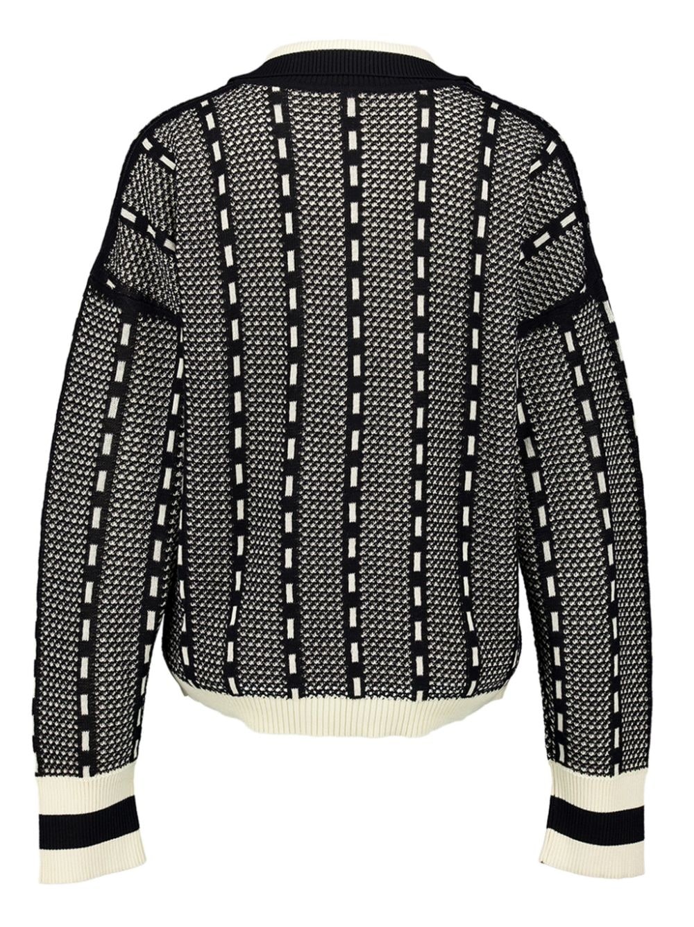 geometric-print jumper - 2