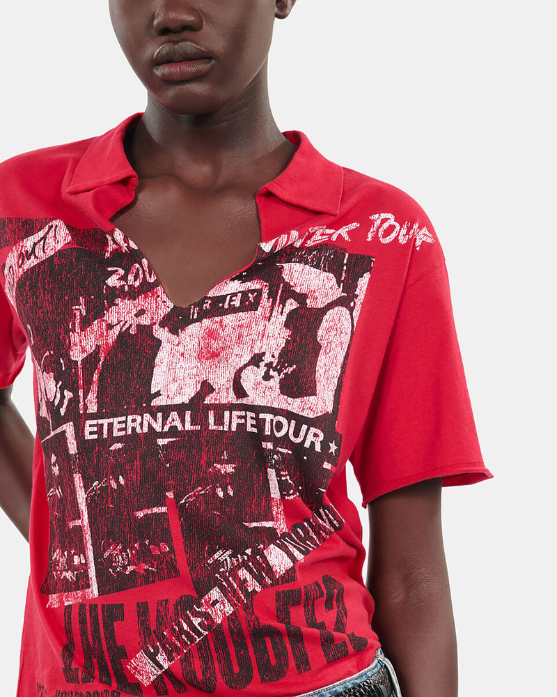 RED ETERNAL LIFE TOUR SERIGRAPHY T-SHIRT 6