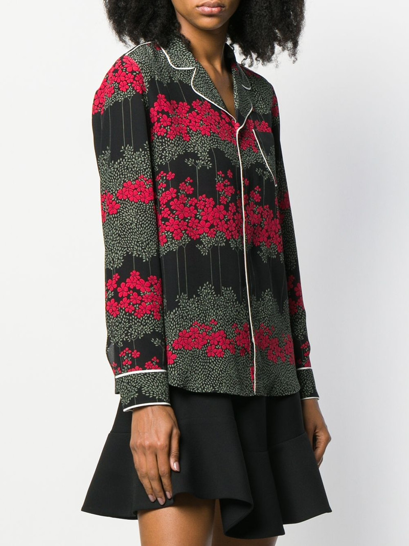 Dreaming Peony-print shirt 3