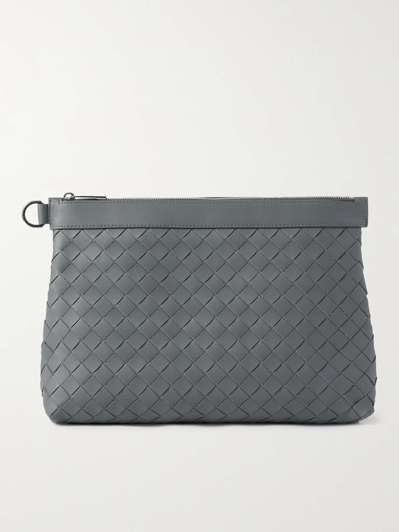 Hydrology Intrecciato Leather Pouch - 1