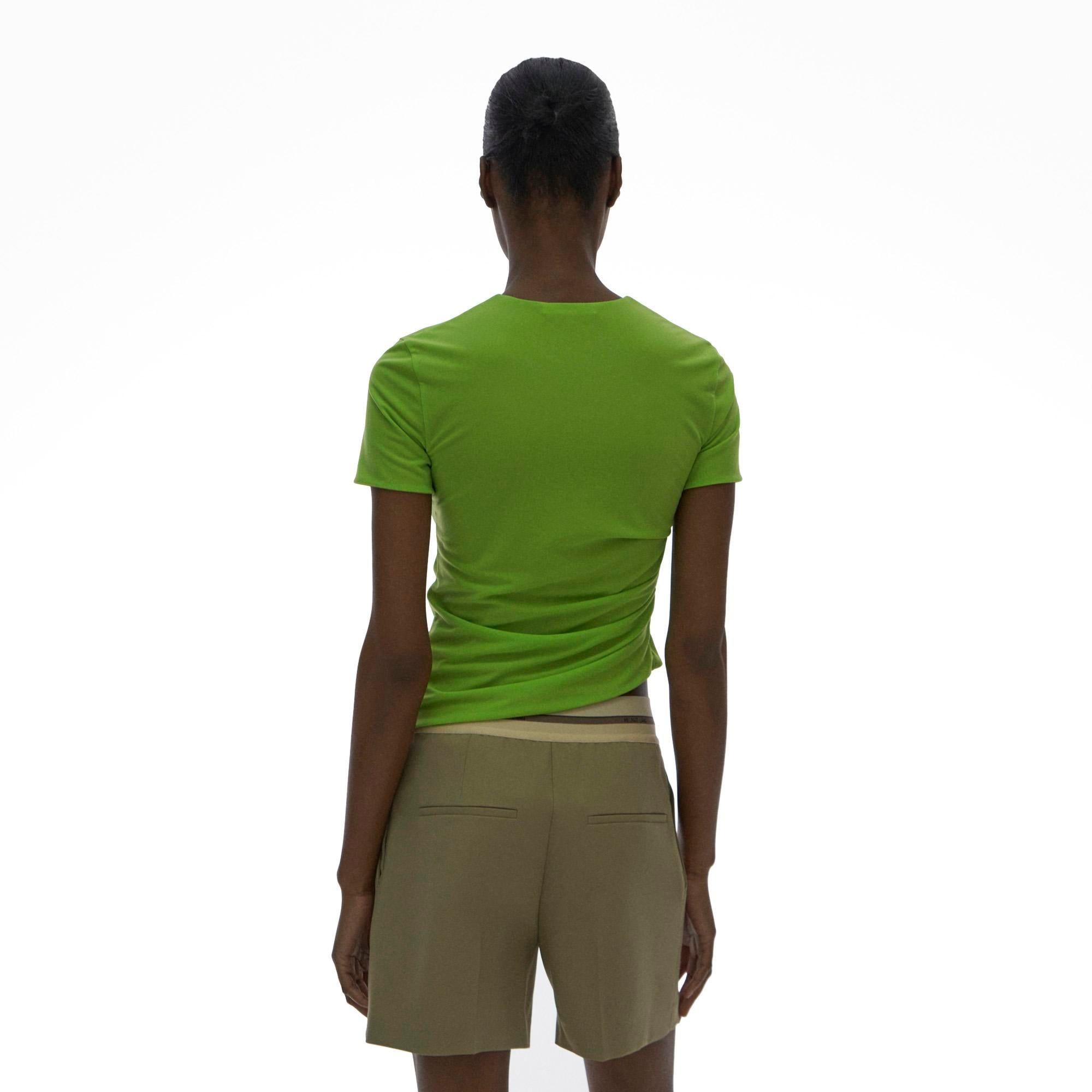 RUCHED REVERSIBLE TEE - 4