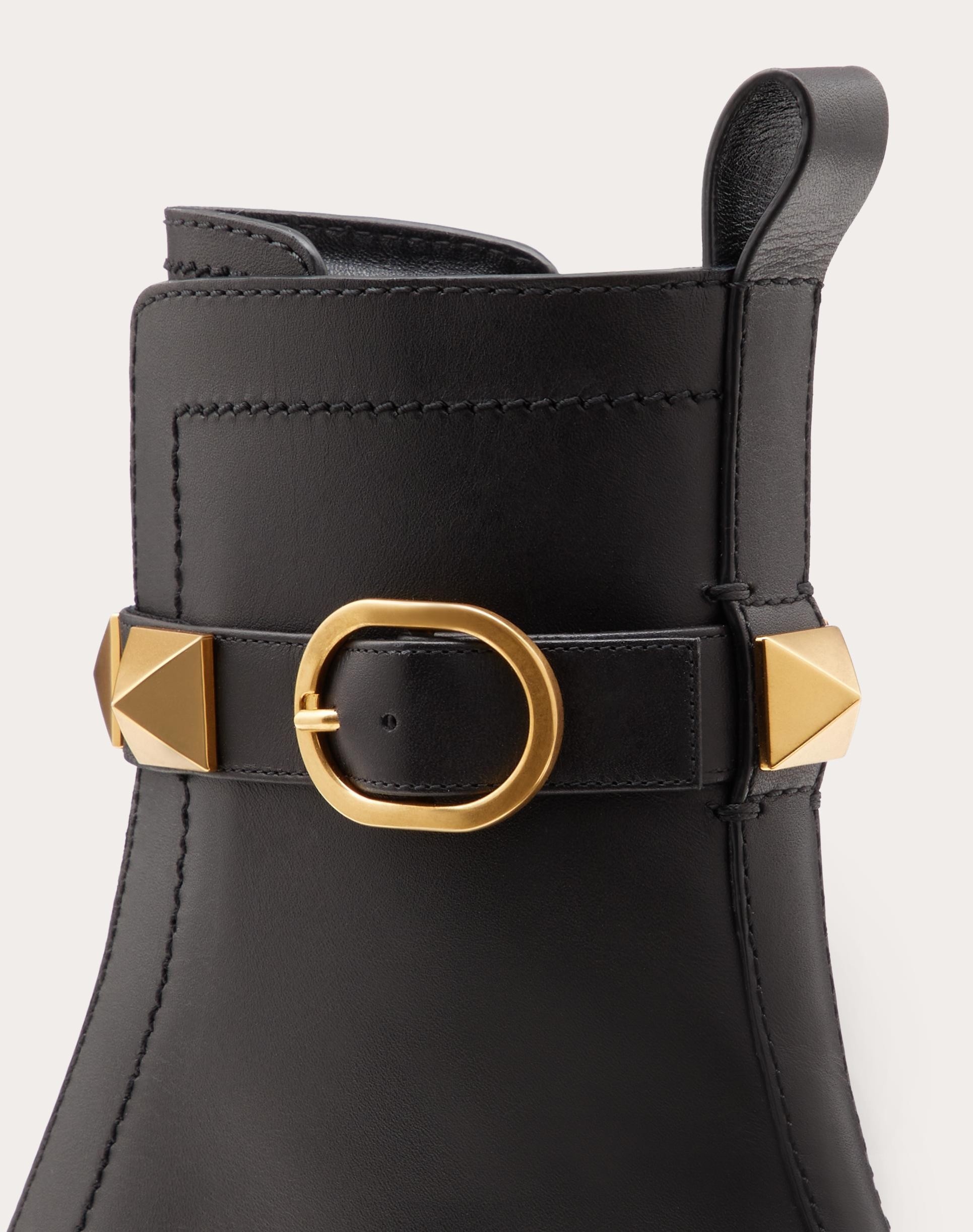 ROMAN STUD CALFSKIN COMBAT BOOT 40MM - 5