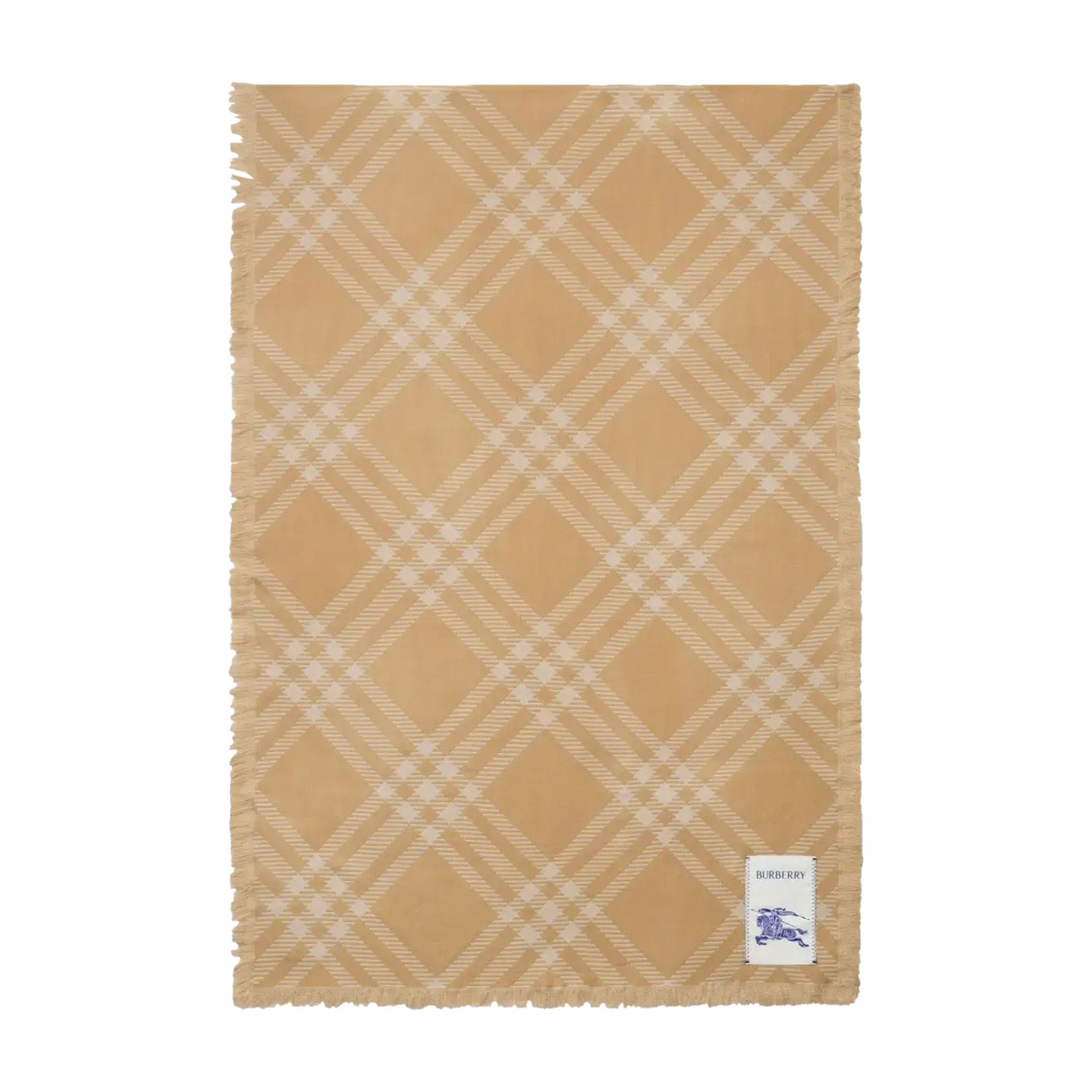 Burberry Check Scarf 'Sand/Ecru' - 1