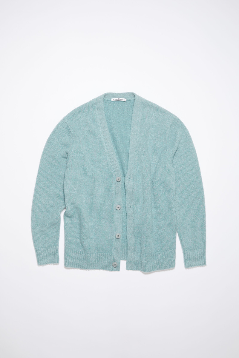 Wool blend cardigan - Mineral blue 1