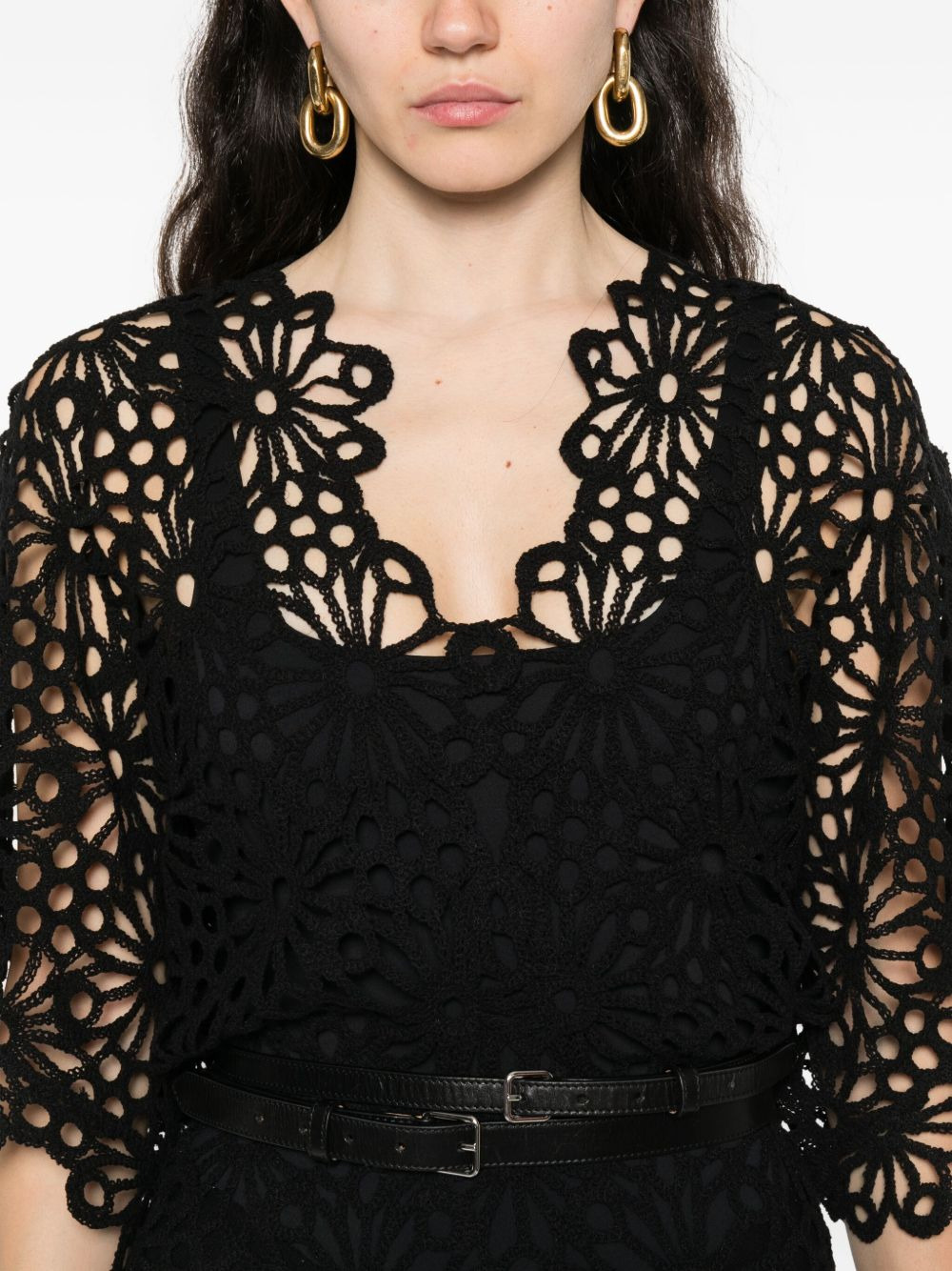 floral-lace dress - 5