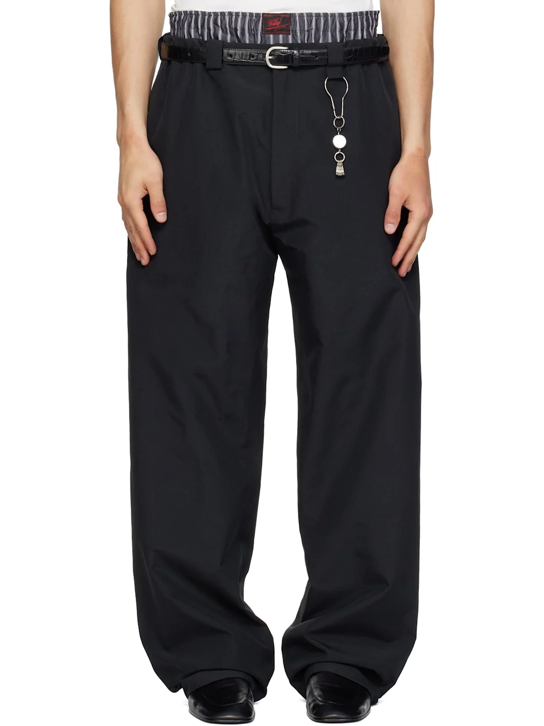 Black Toluca Trousers - 1