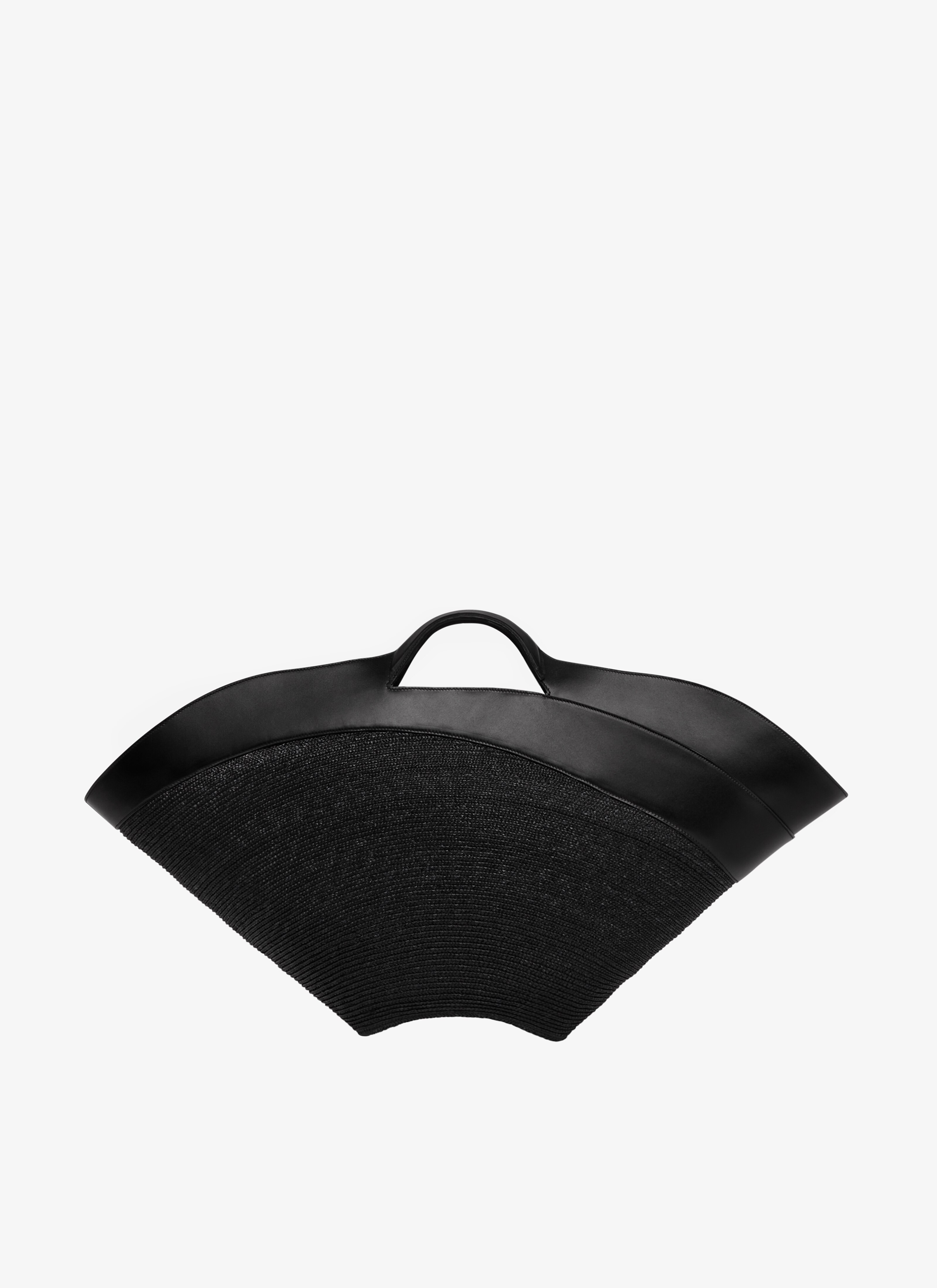 KHAIMA LARGE BAG IN CALFSKIN AND STRAW - 3