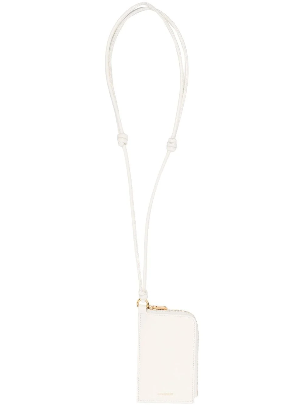 zip-up leather purse - 1