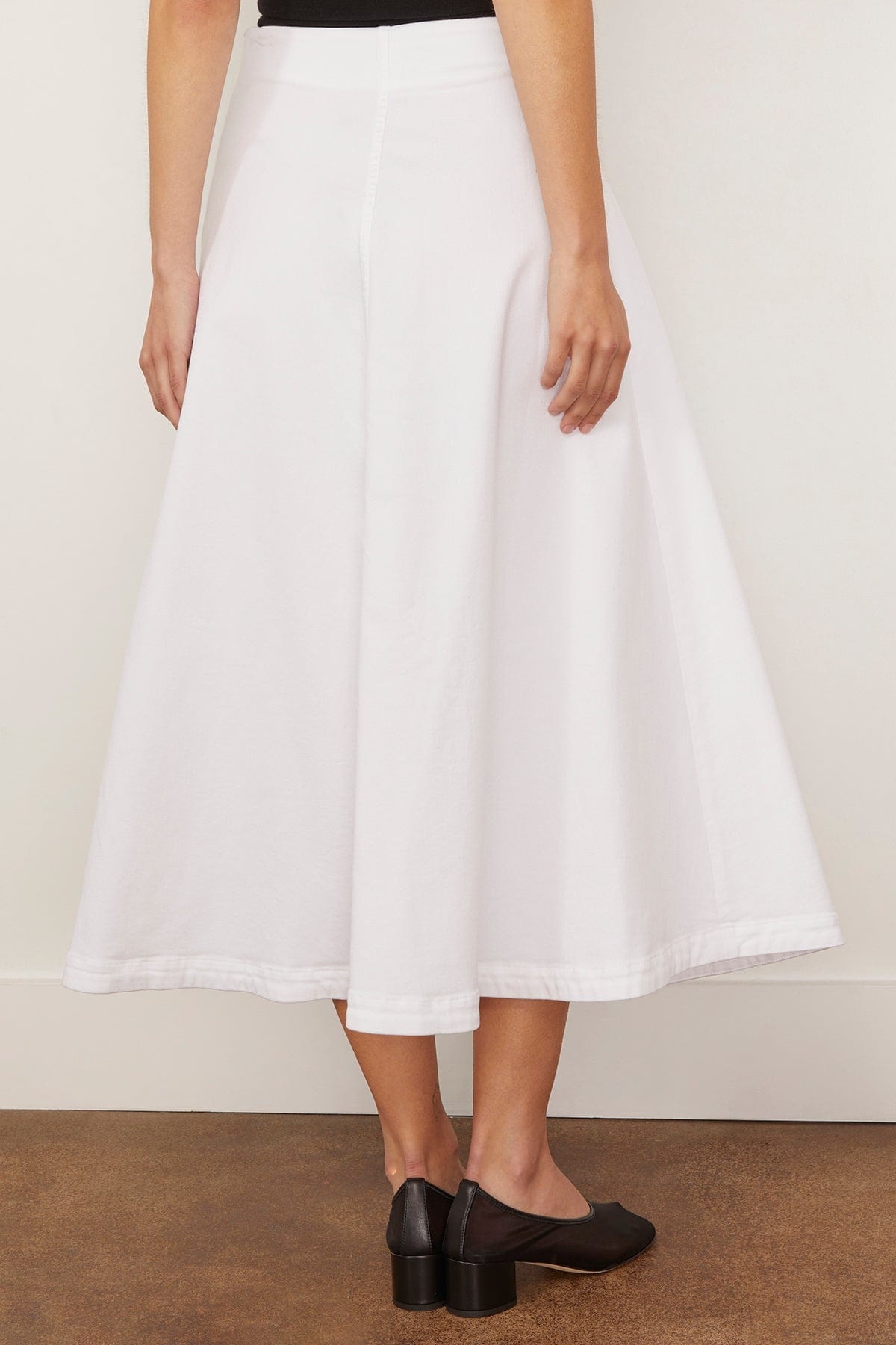 Varda Skirt in Optic White - 4