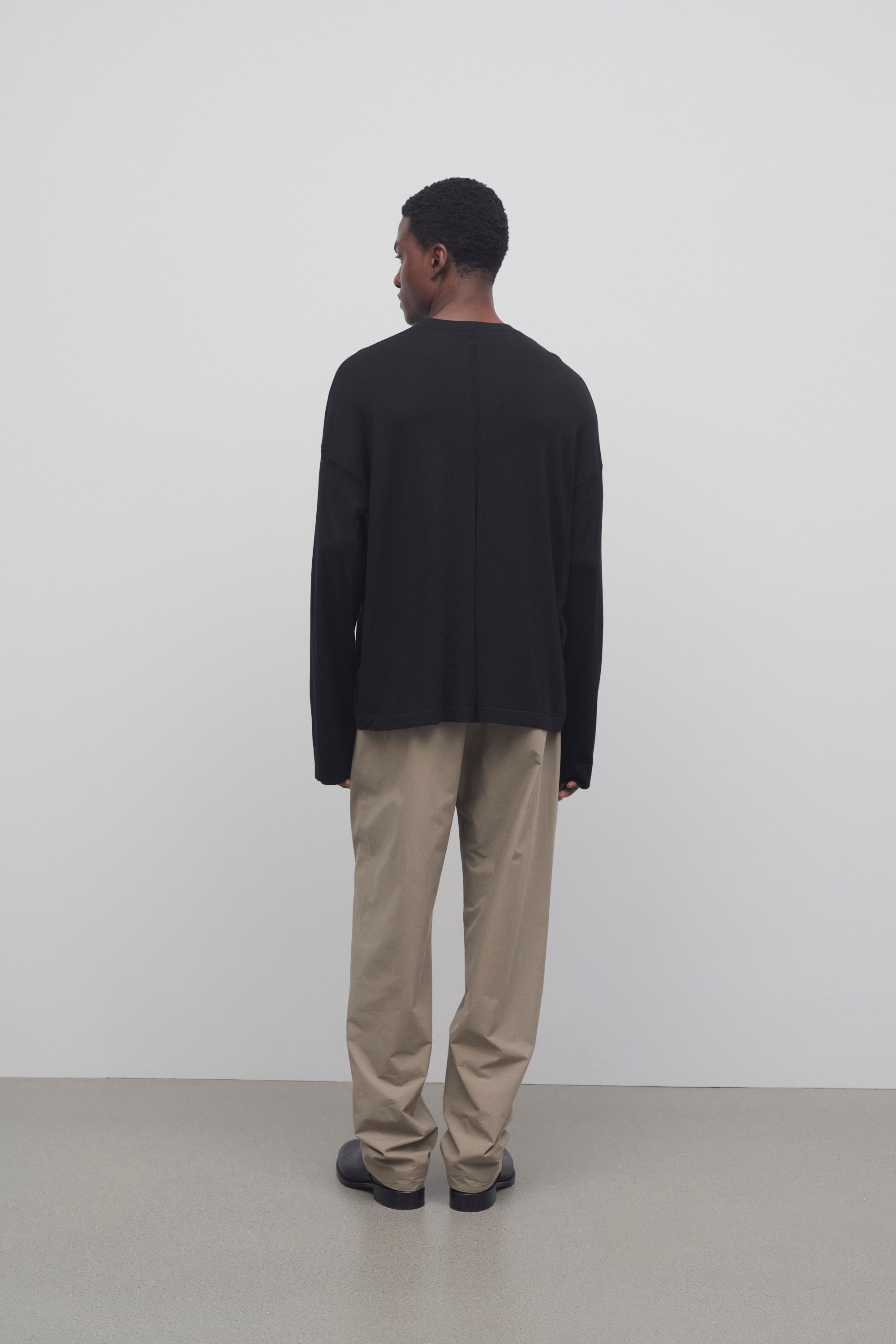 Ando Pant in Cotton and Silk - 5