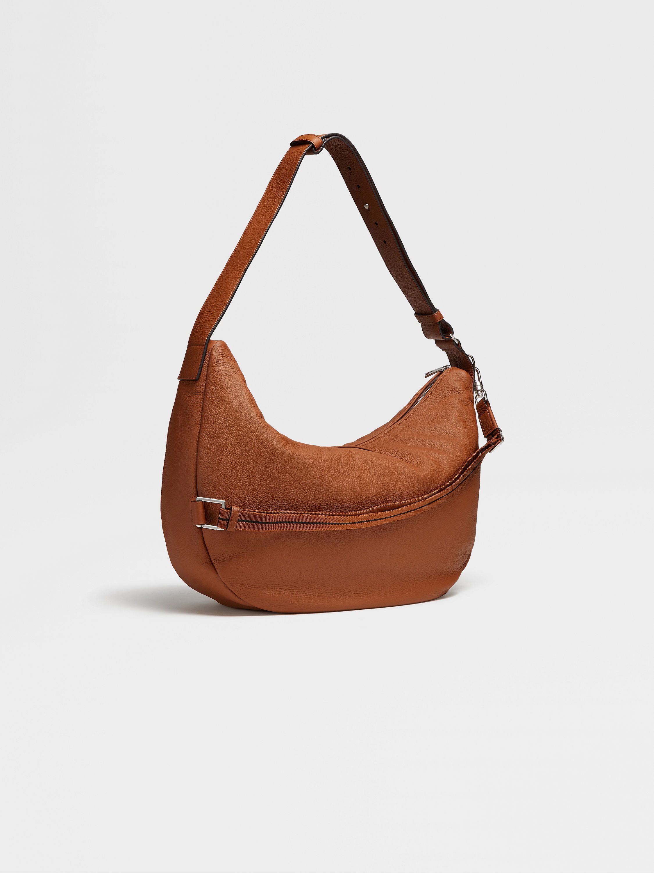 FOLIAGE DEERSKIN HOBO BAG - 3