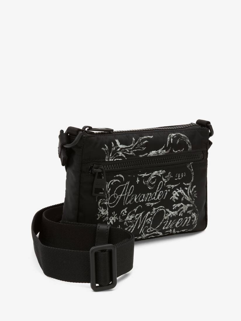 Blake Illustration Phone Bag in Black/white - 2