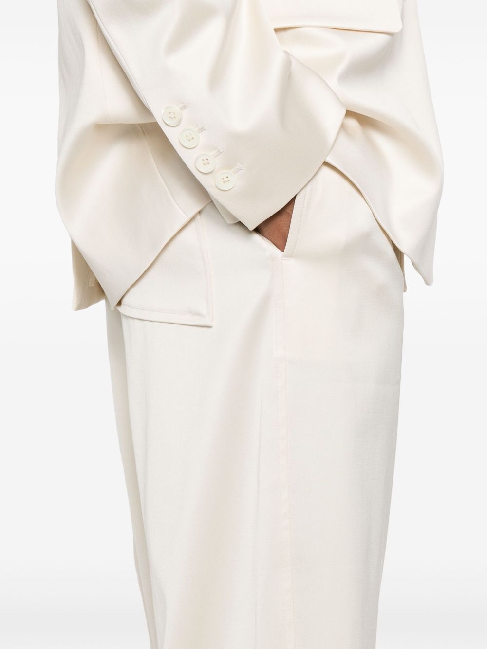 twisted-seam trousers - 5