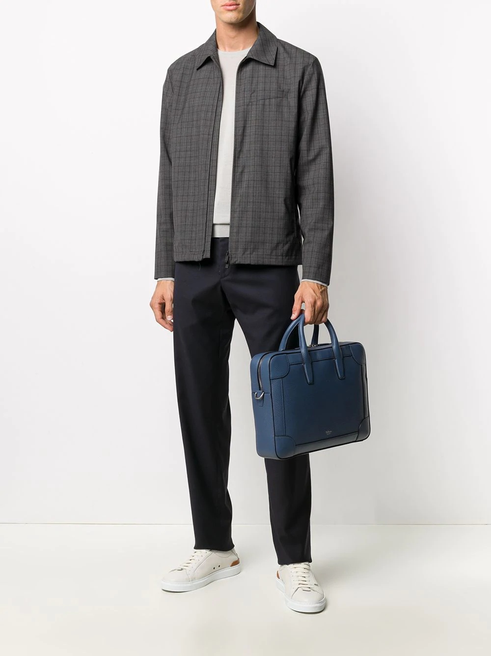 structured top-handle briefcase - 2