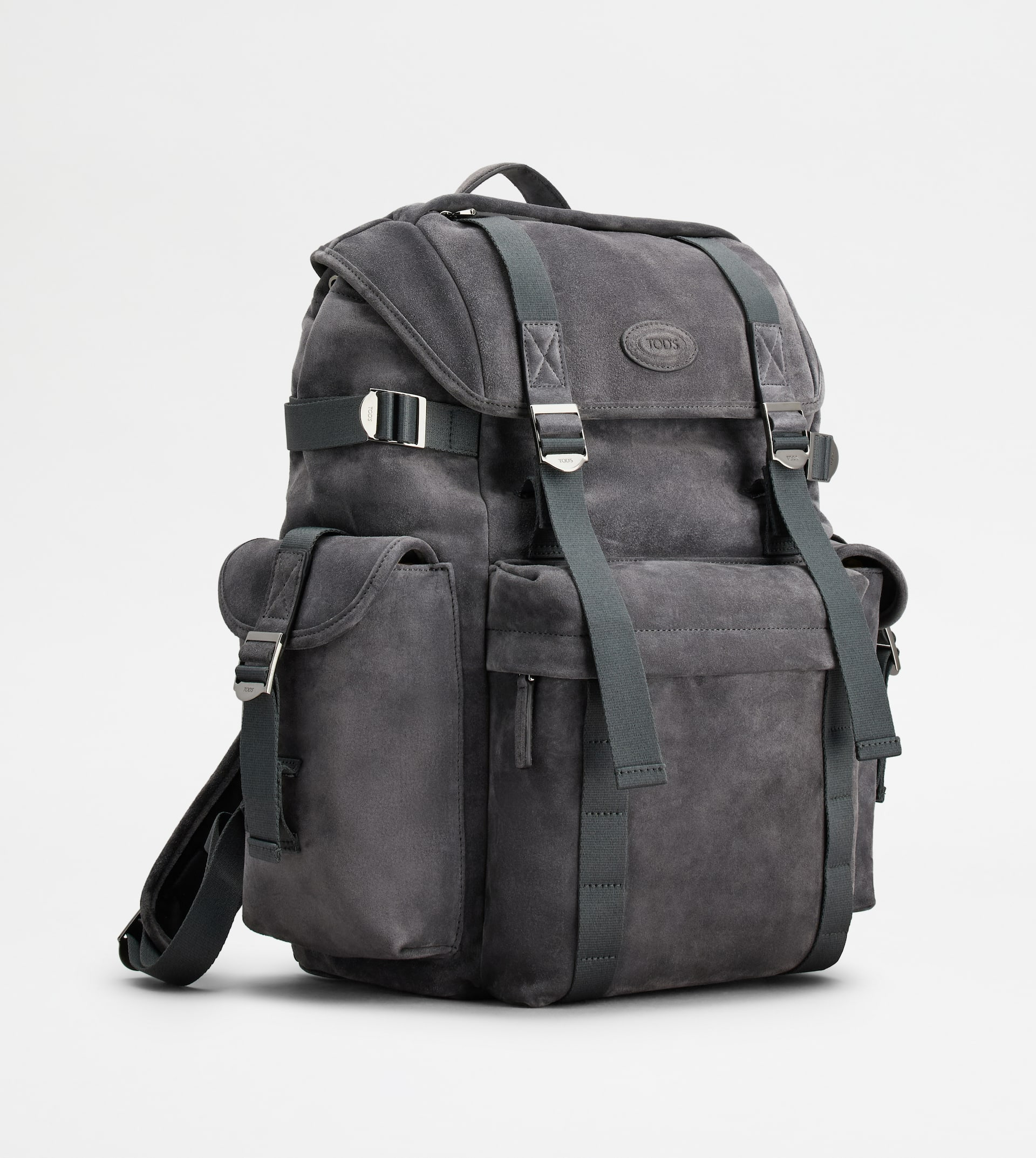 BACKPACK IN SUEDE MEDIUM - GREY - 2