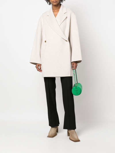 BY MALENE BIRGER double-breasted wool midi coat outlook