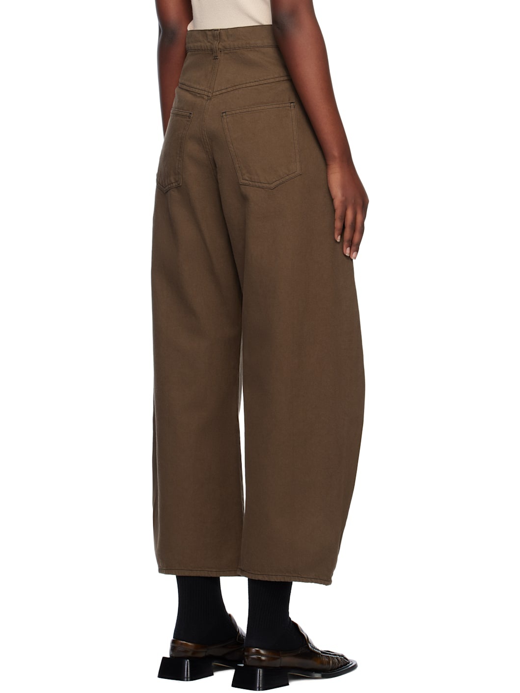 Brown Shade Jeans - 3