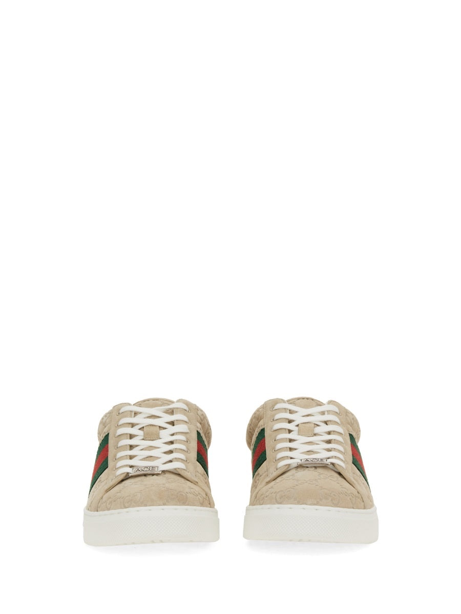 Gucci Men Gucci Ace Sneaker With Web Detail - 4