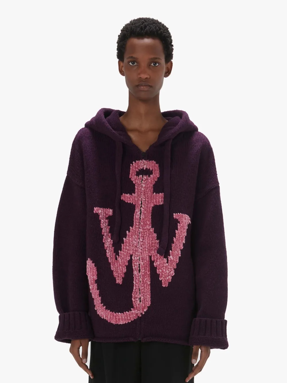 ANCHOR LOGO HOODIE WITH ZIP - 2