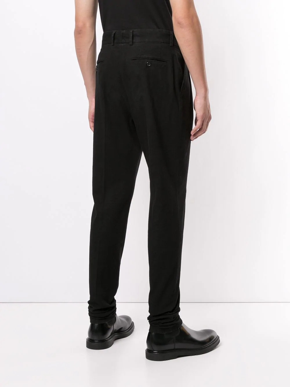 dart-detailing tapered trousers - 4