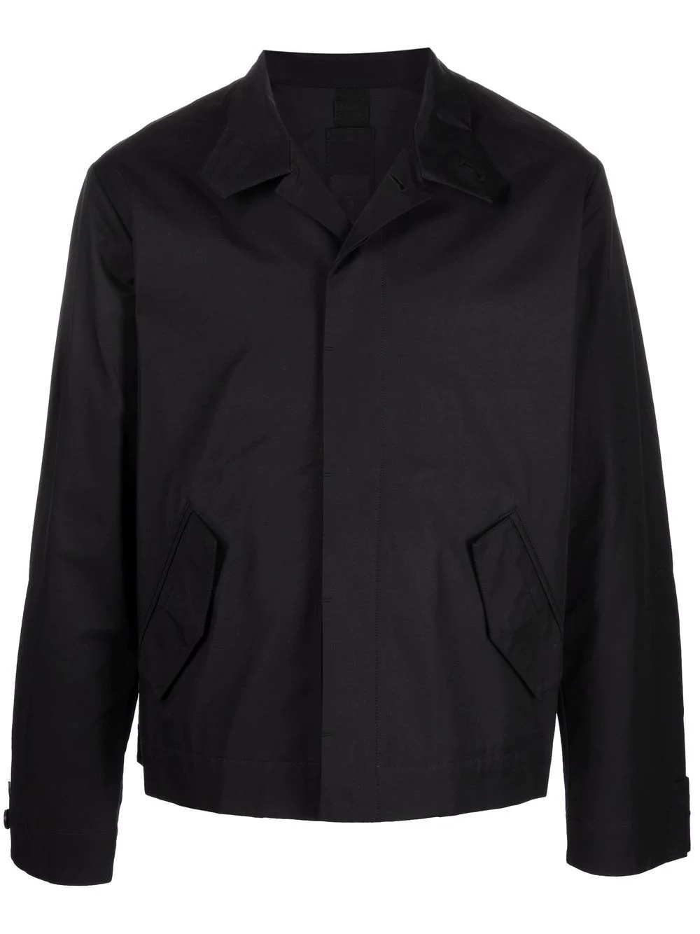 high-neck button-up windbreaker - 1