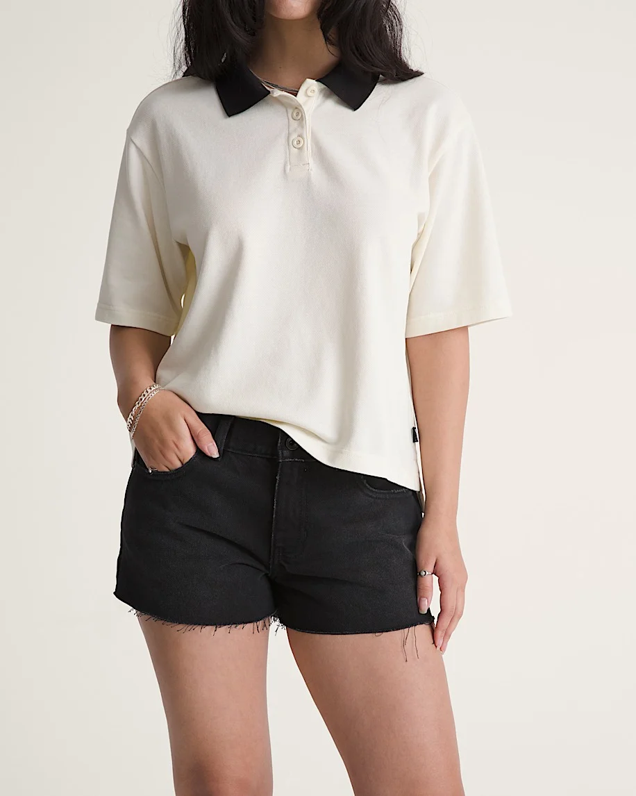 Check-5 Low Rise Mini Shorts - 1