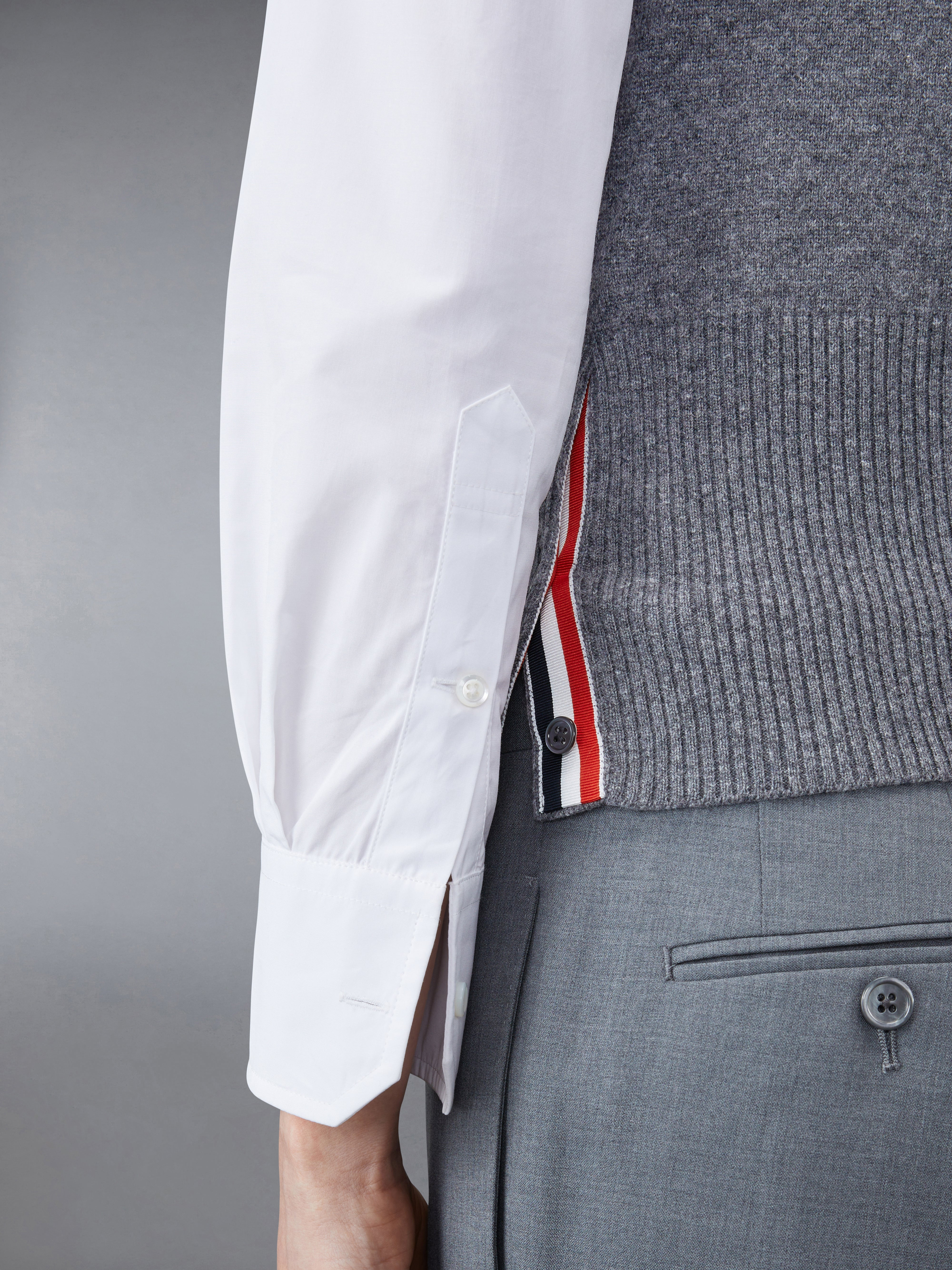 Cashmere Stripe Detail Top - 5