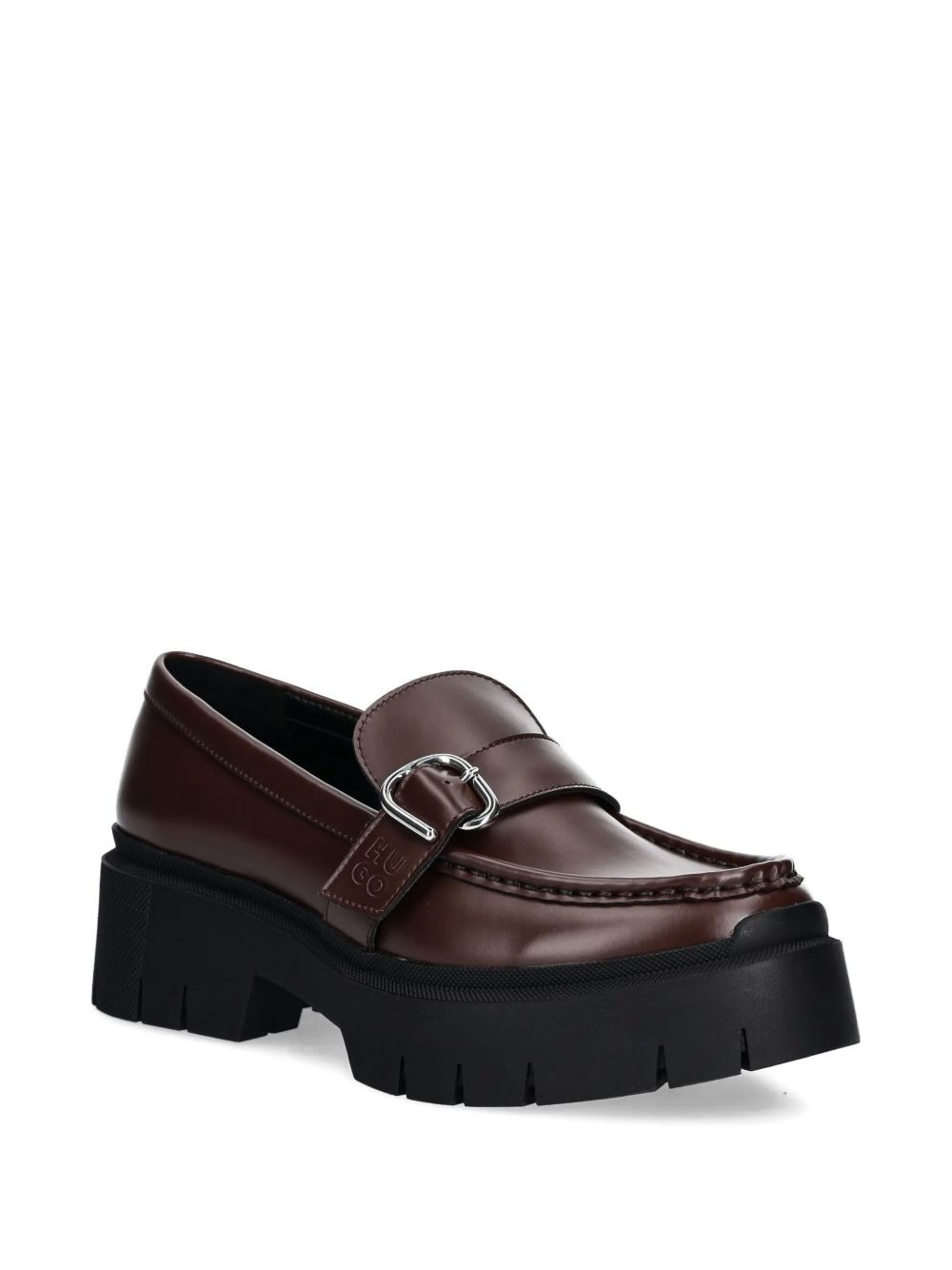 buckle-detail platform loafers - 2