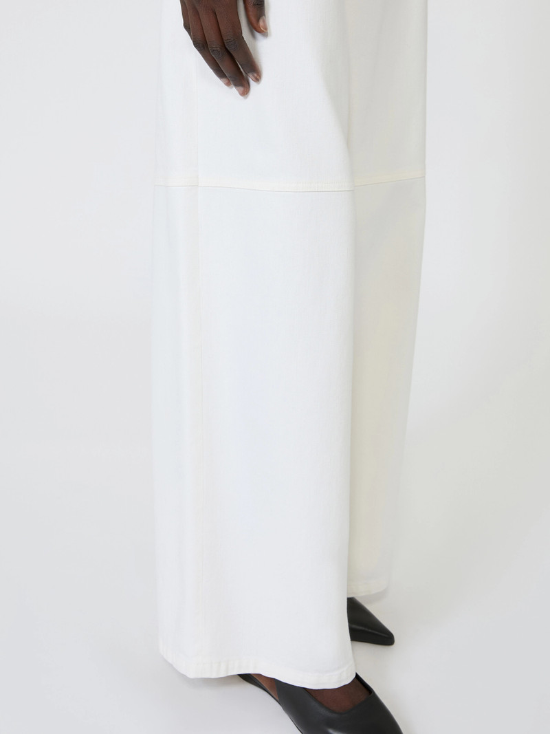 ELLISSE Cotton bull trousers - WHITE 6