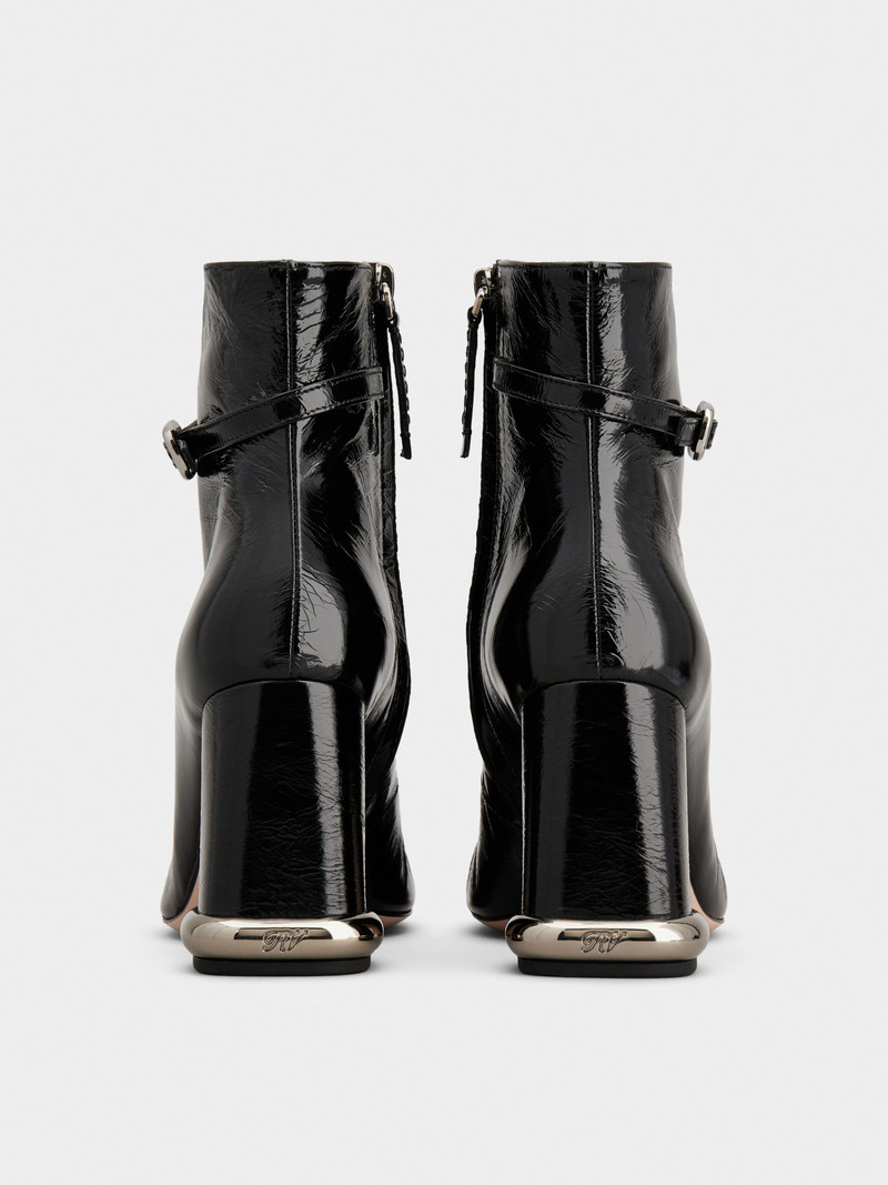 Viv' Podium Booties in patent leather 5