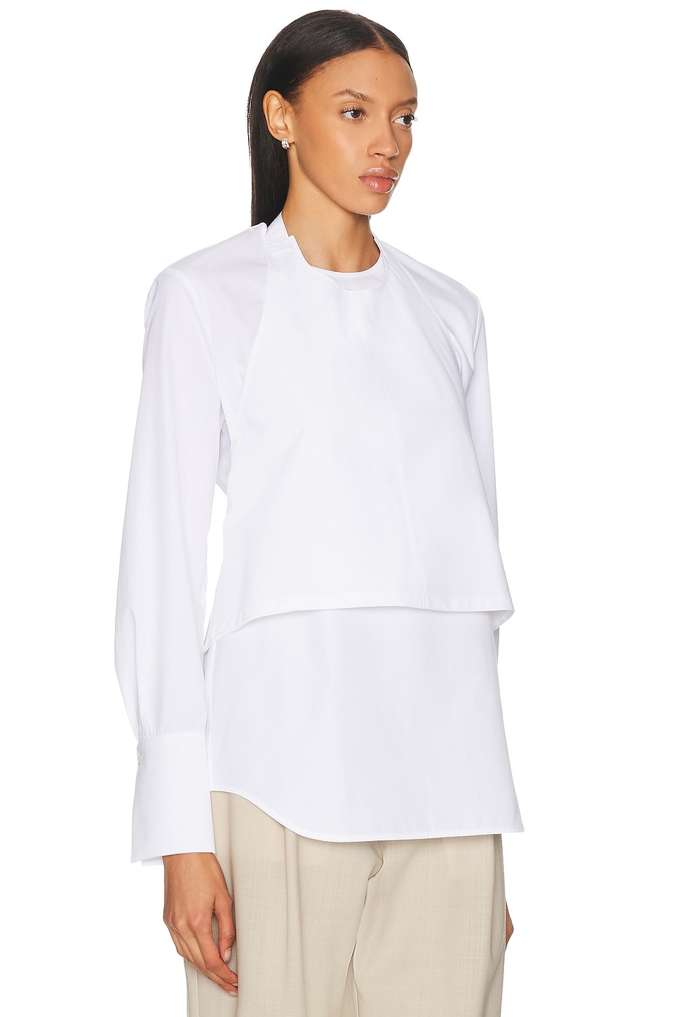 Layered Halter Shirt - 4