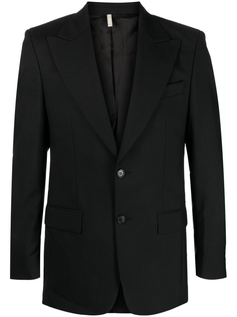 single-breasted wool blazer 1