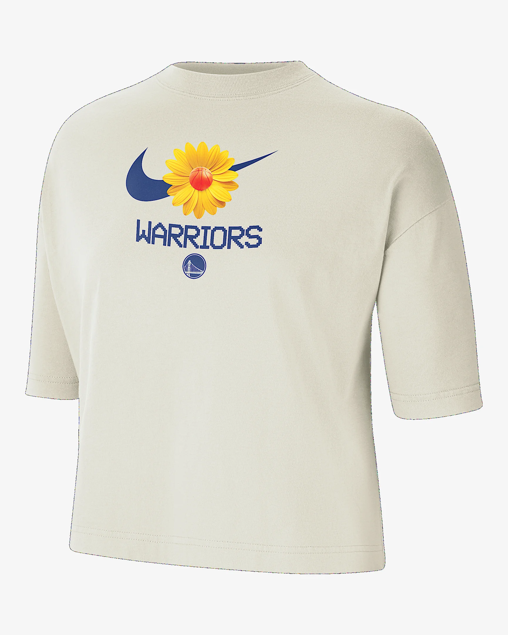 Golden State Warriors Courtside Women's Nike NBA Boxy T-Shirt - 1