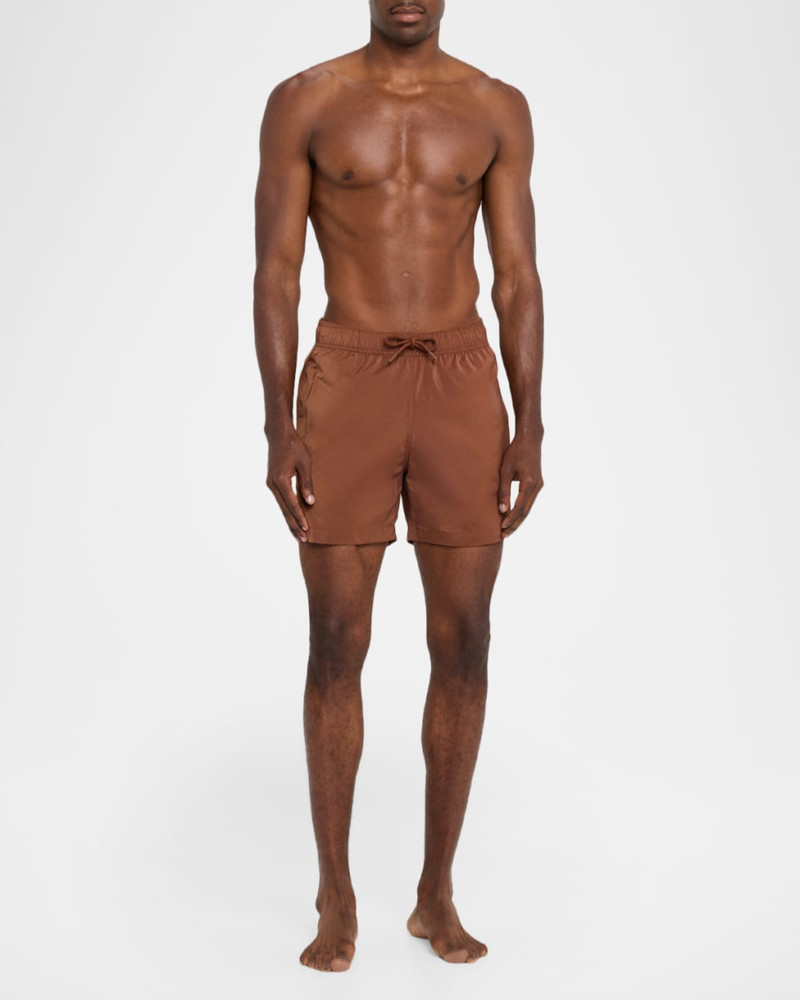 FRESCOBOL CARIOCA Men's Salvador Elastic-Waistband Swim Trunks outlook