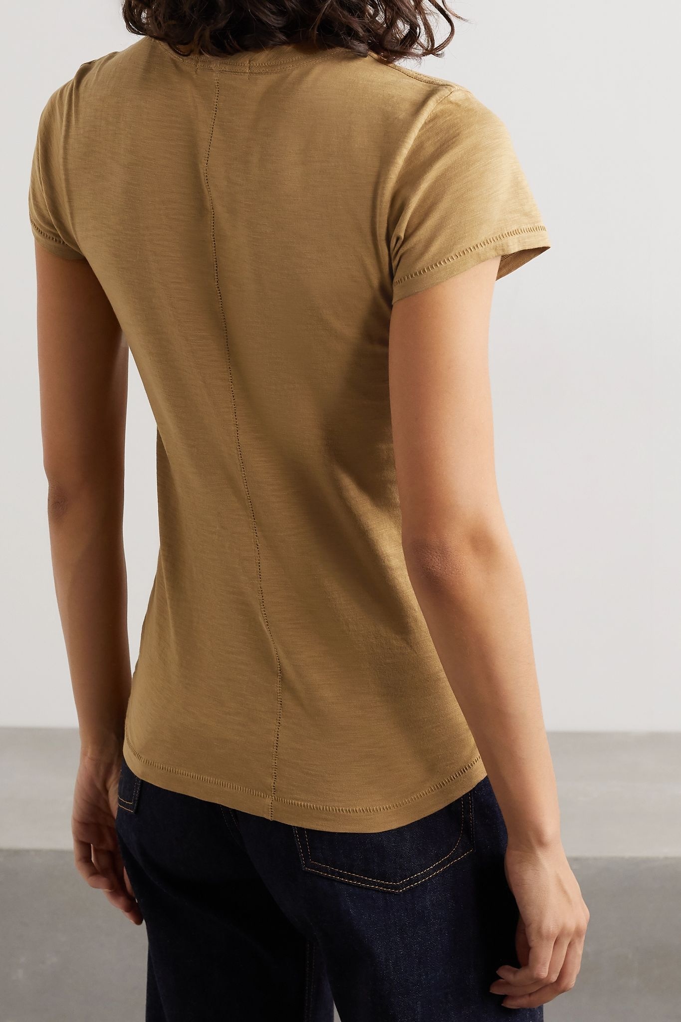 The Tee organic Pima cotton-jersey T-shirt - 3