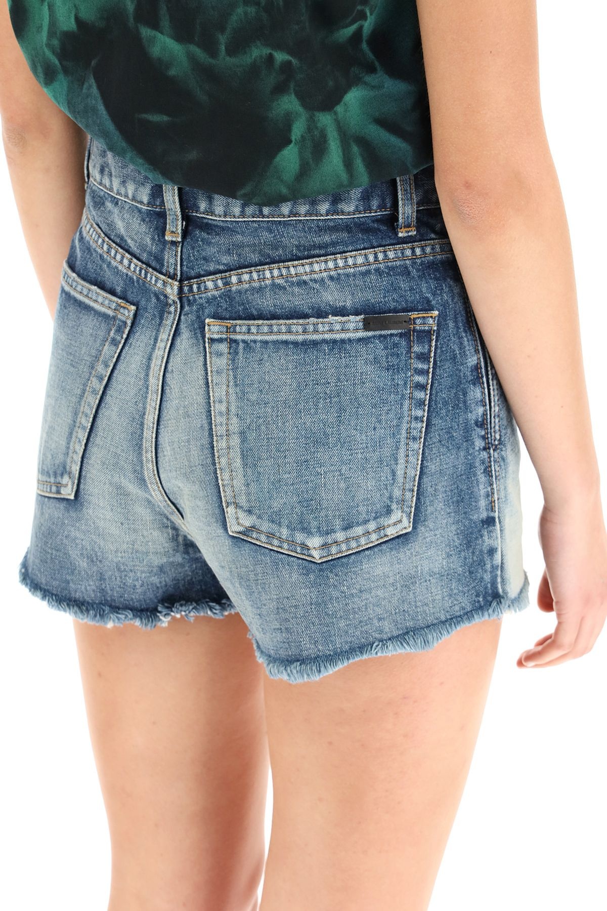 SHORTS IN VINTAGE DENIM - 5