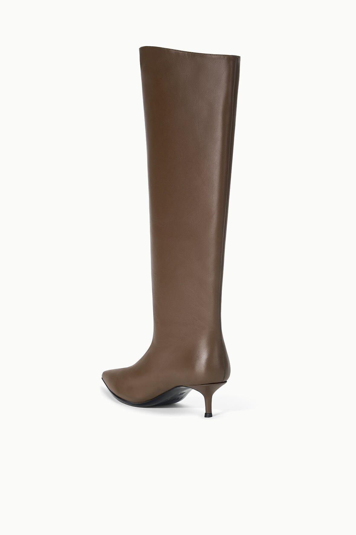 STAUD SEBASTIAN KITTEN HEEL BOOT TRUFFLE - 5