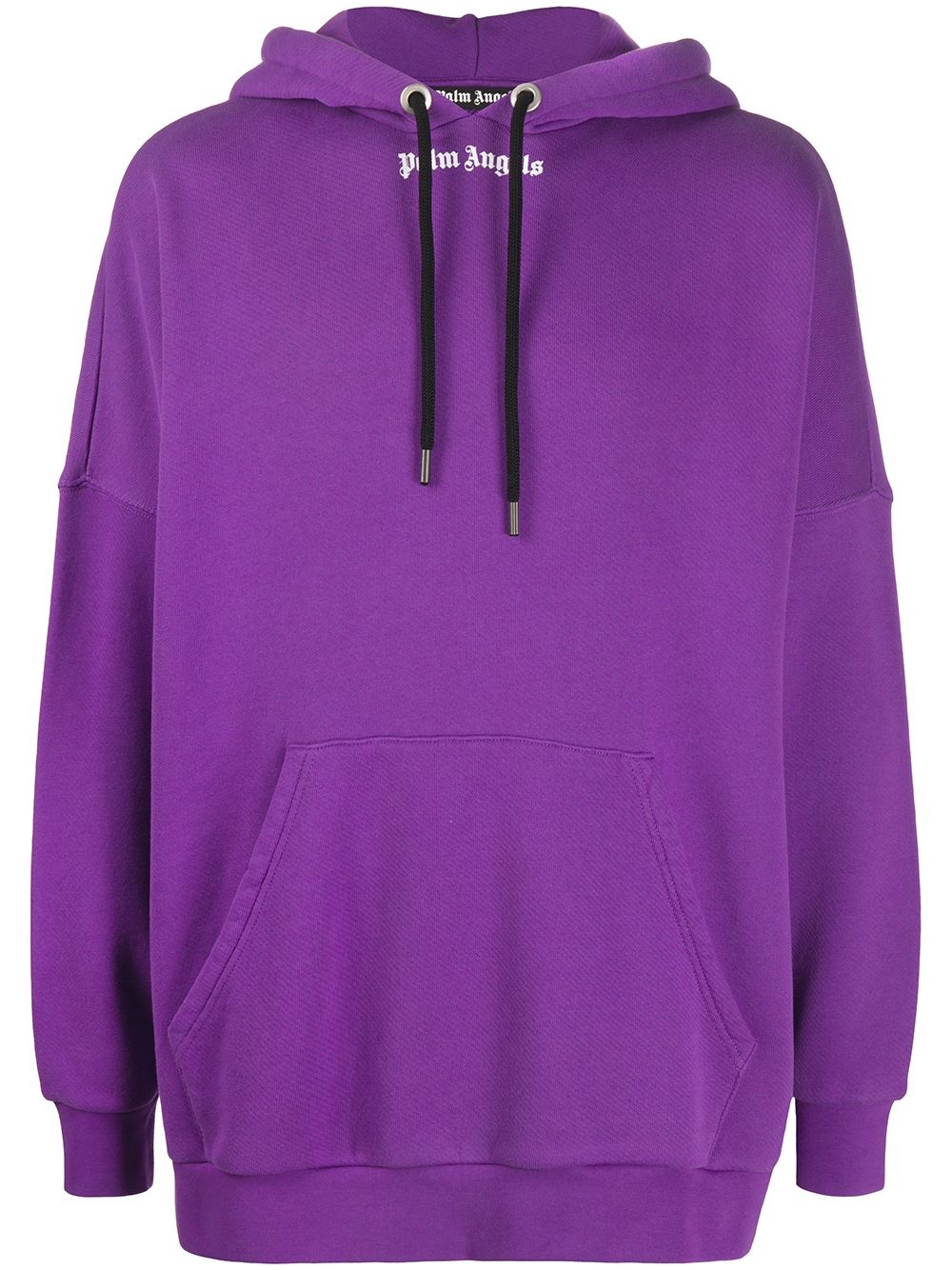 logo-print oversized hoodie - 1