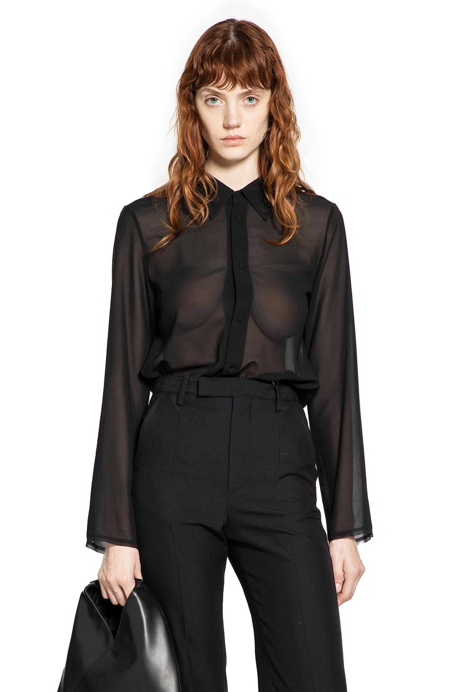 Sheer Tulle Shirt - 6