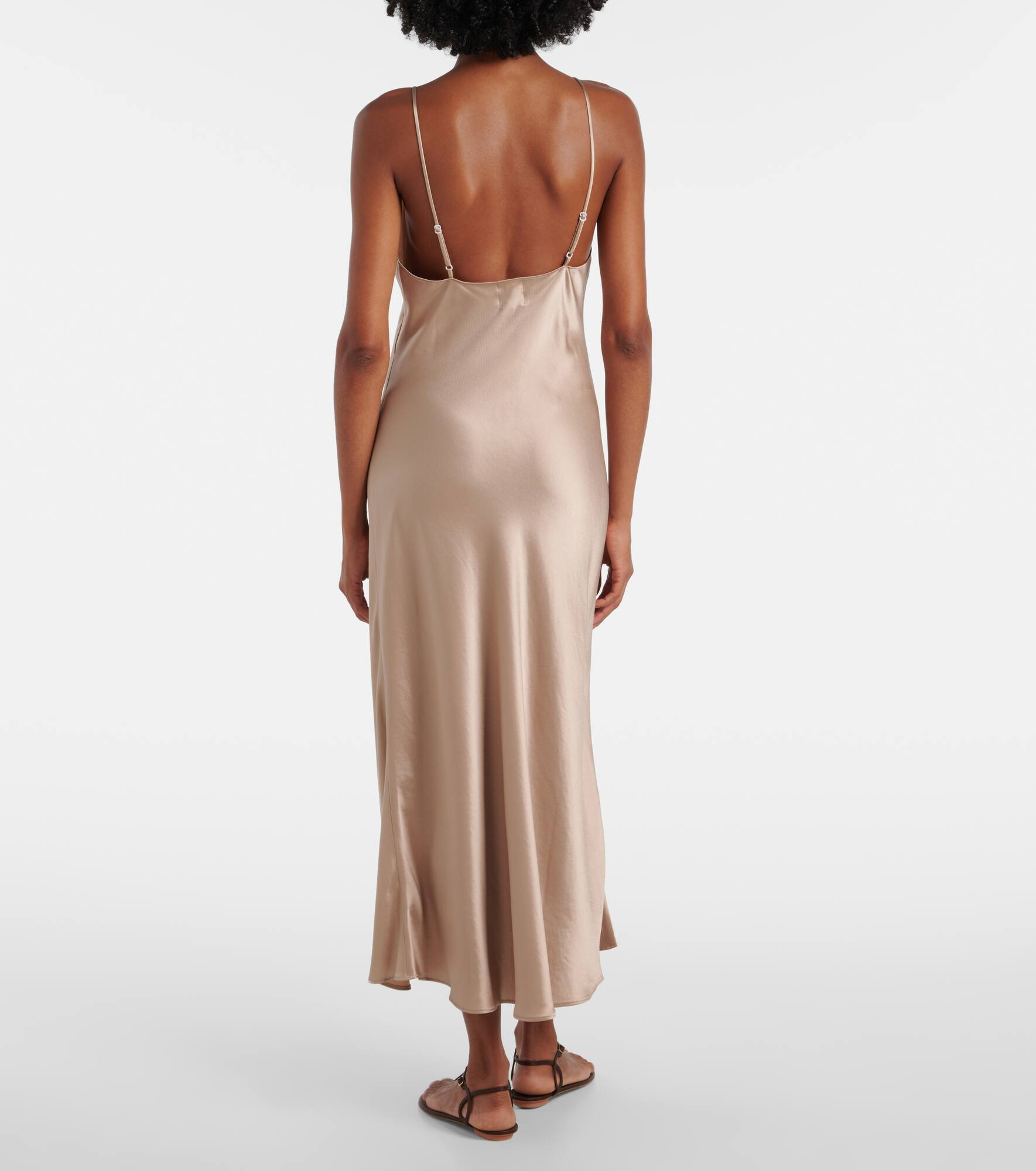 Barb satin slip dress - 3