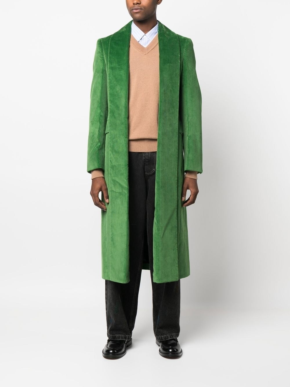 V-neck cashmere sweater - 2