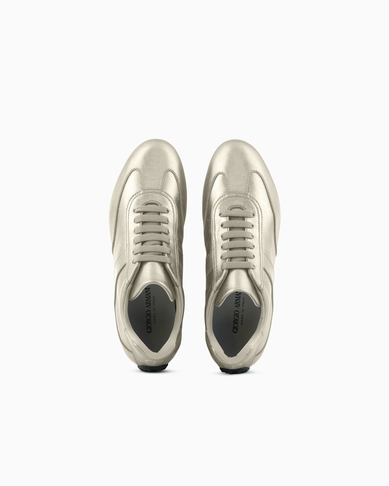 LAMÉ LEATHER SNEAKERS - 3