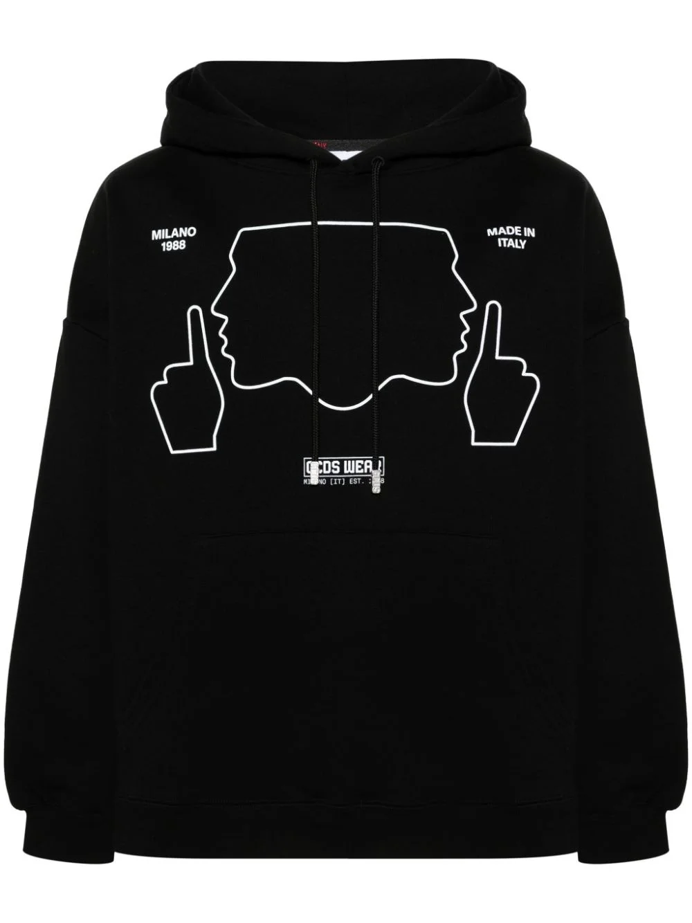 Do Not Talk To Me cotton hoodie - 1