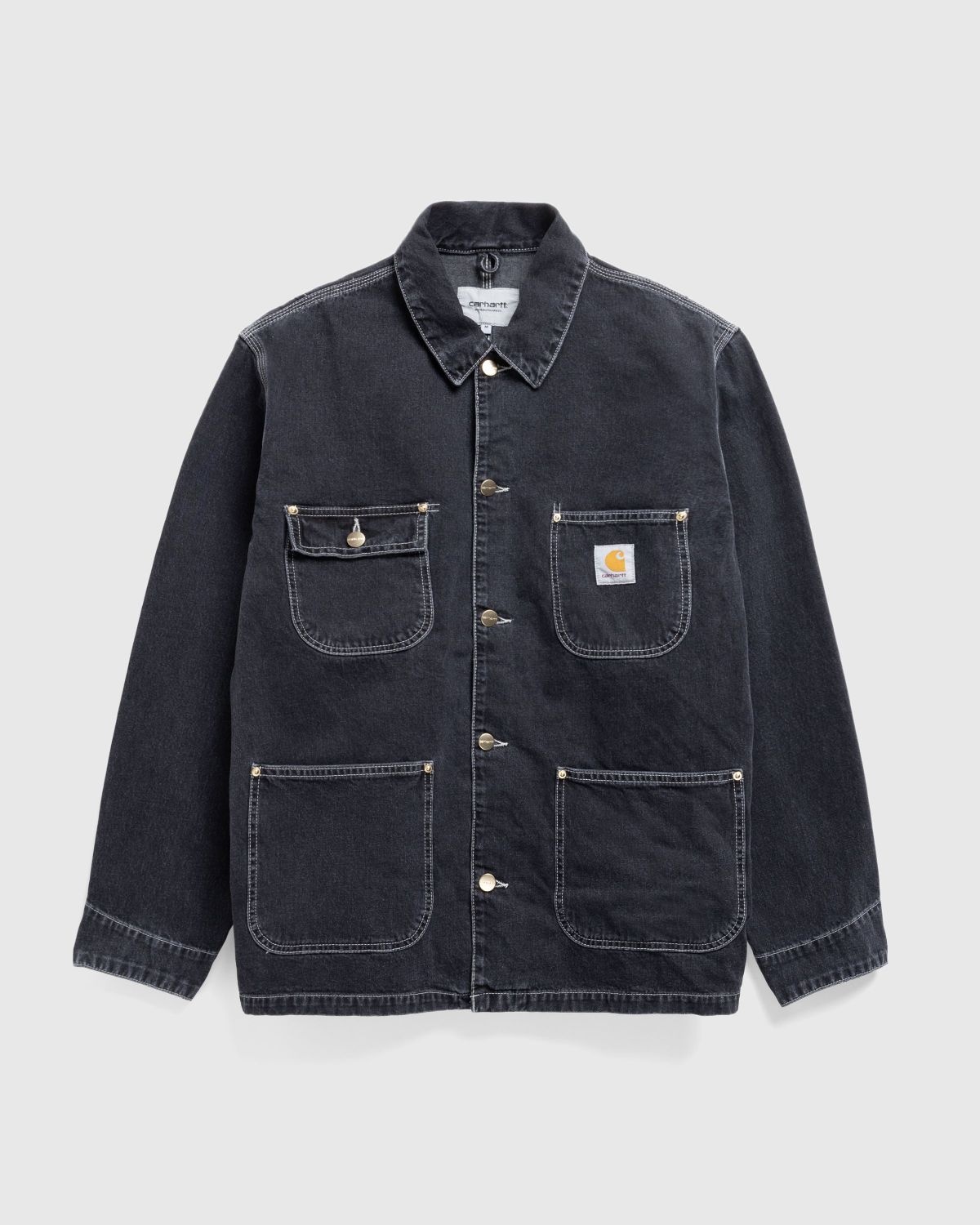 Carhartt WIP – OG Chore Coat Black/Heavy Stone Wash - 1