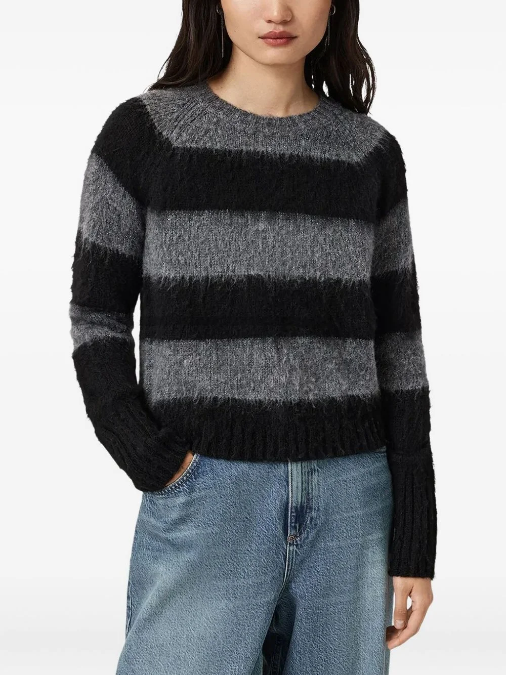 striped sweater - 1