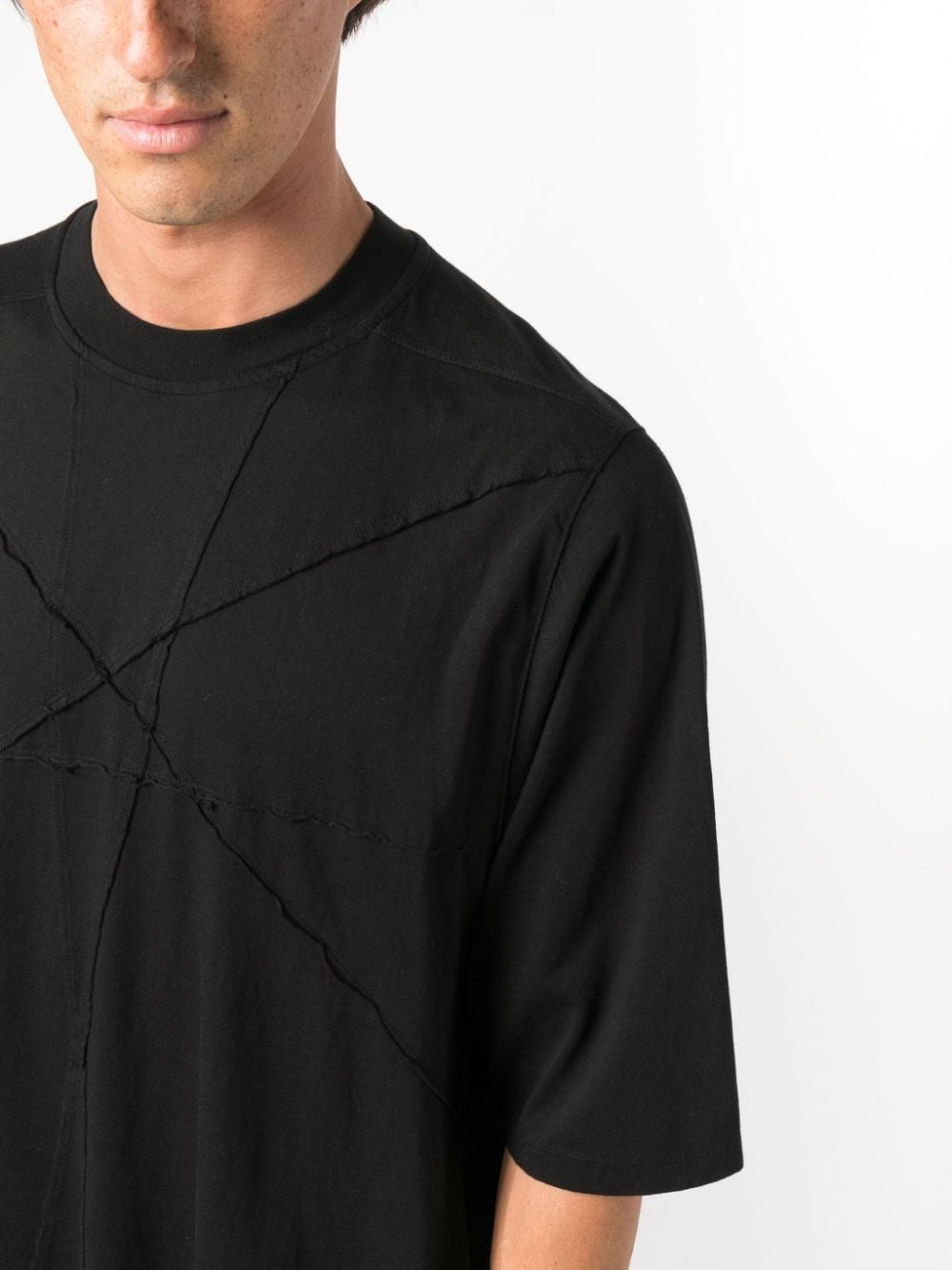 Jumbo patchwork organic cotton T-shirt - 5