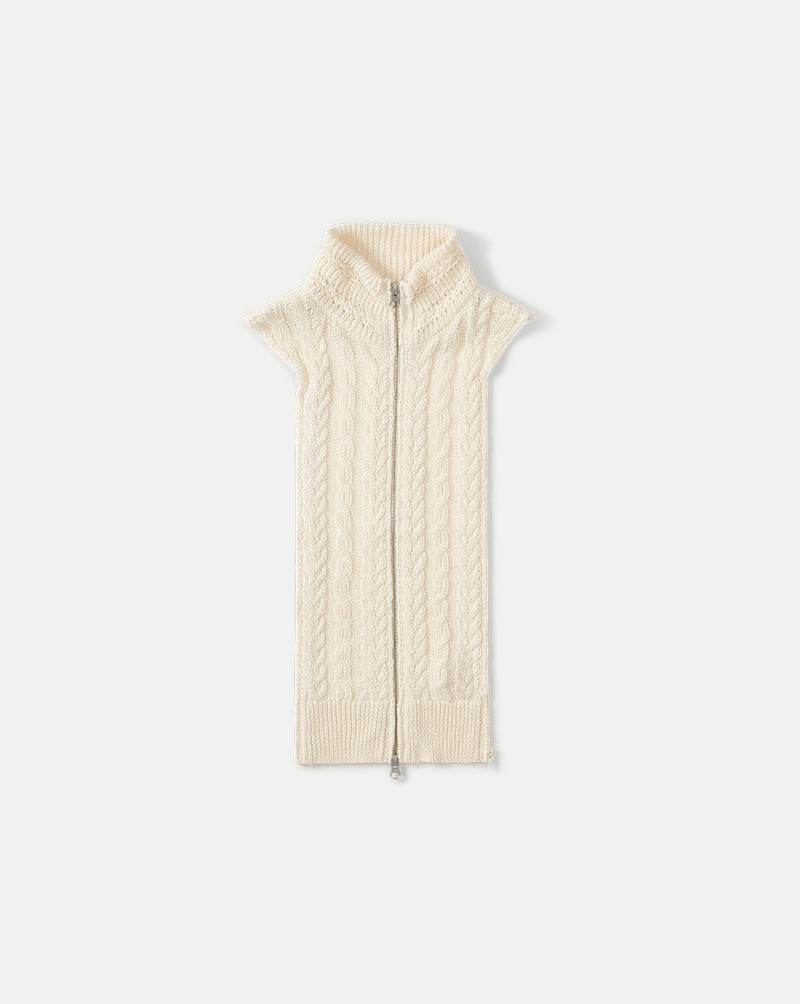 VERONICA BEARD ZANDER CABLE-KNIT DICKEY outlook