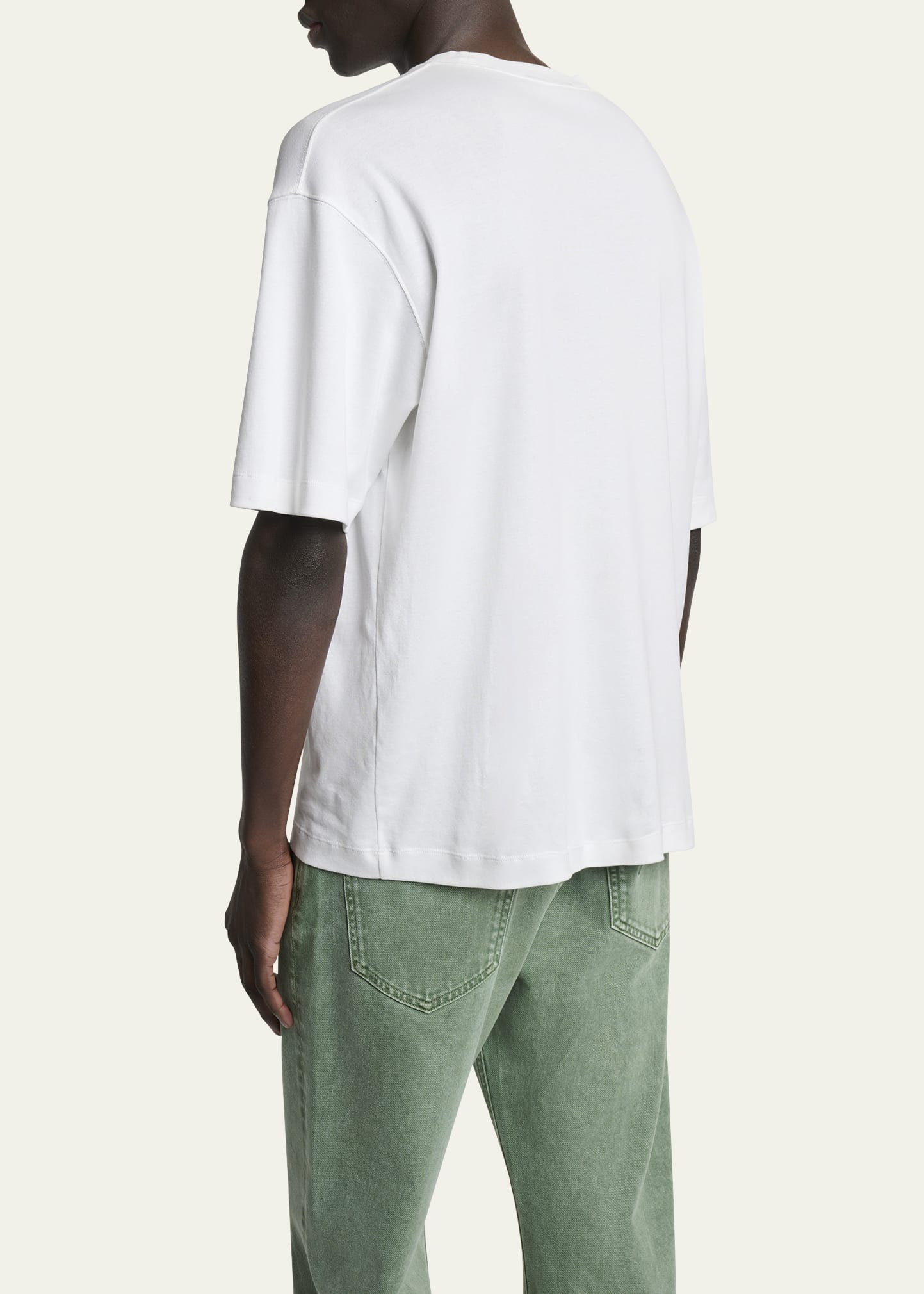 Men's Stazione Logo Patch T-Shirt - 3