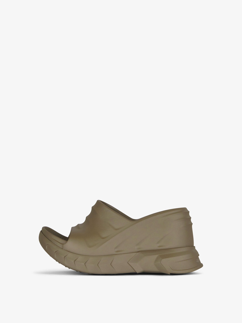 Givenchy MARSHMALLOW WEDGE SANDALS IN RUBBER outlook