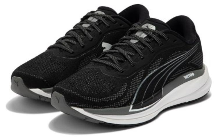 (WMNS) PUMA Magnify Nitro Knit 'Black White' 376908-01 - 3